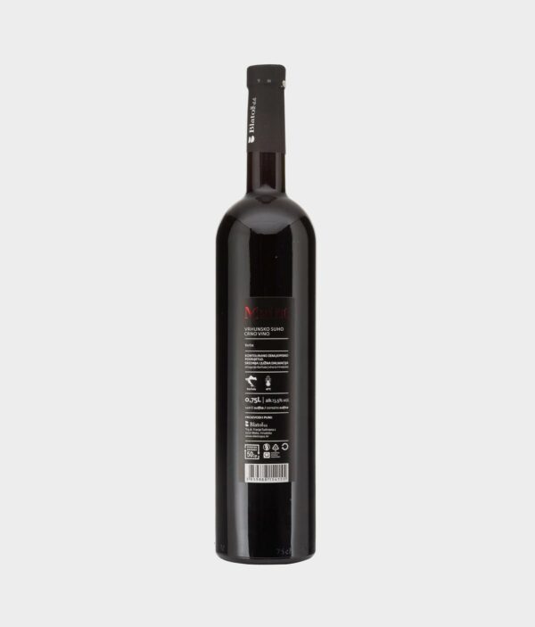Merlot - Blato 1902 - Vrhunsko - back