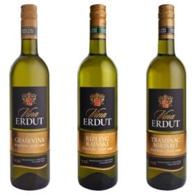 Tasting package fresh white wine from Slavonia, Croatia, 3 bottles