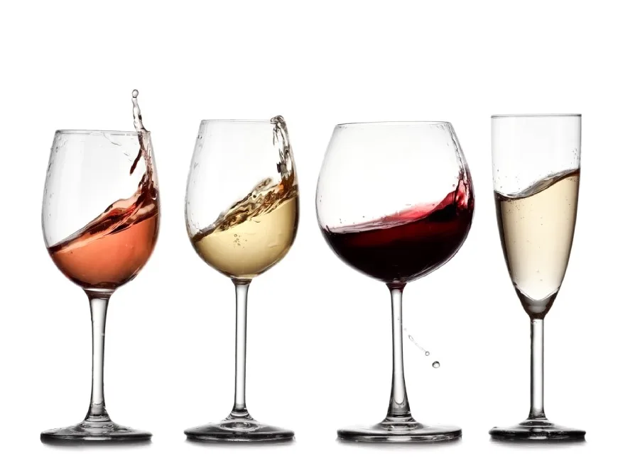 Vysvetlenie pohárov na víno - ktorý pohár na víno použiť na červené alebo biele víno 3 Všetky poháre na víno vyzerajú inak