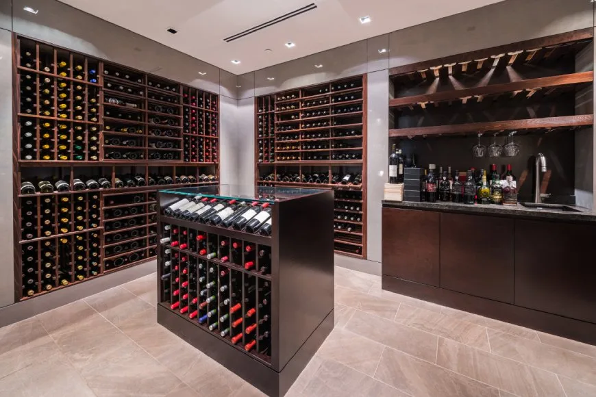 Designing a wine cellar as a warehouse to store wine 4 Wine cellar can be combined with modern decor