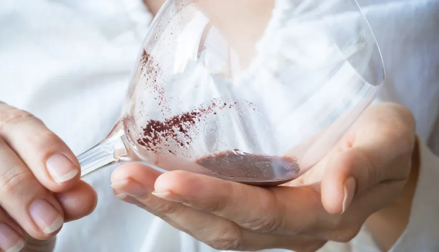 Residual sugar in glass of wine