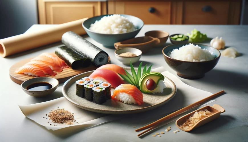Easily make your own sushi with this sushi recipe