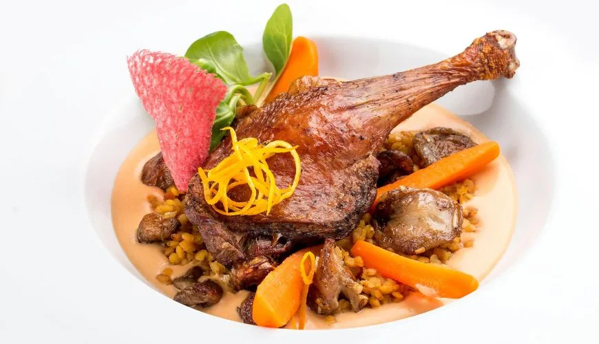 El confit de canard és un plat perfecte que combina bé amb diferents vins