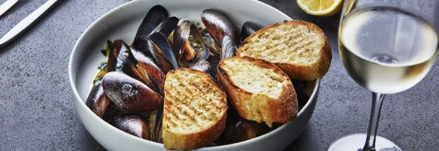 A legjobb borpárosítás kagylóval 3 Bor kagylóval