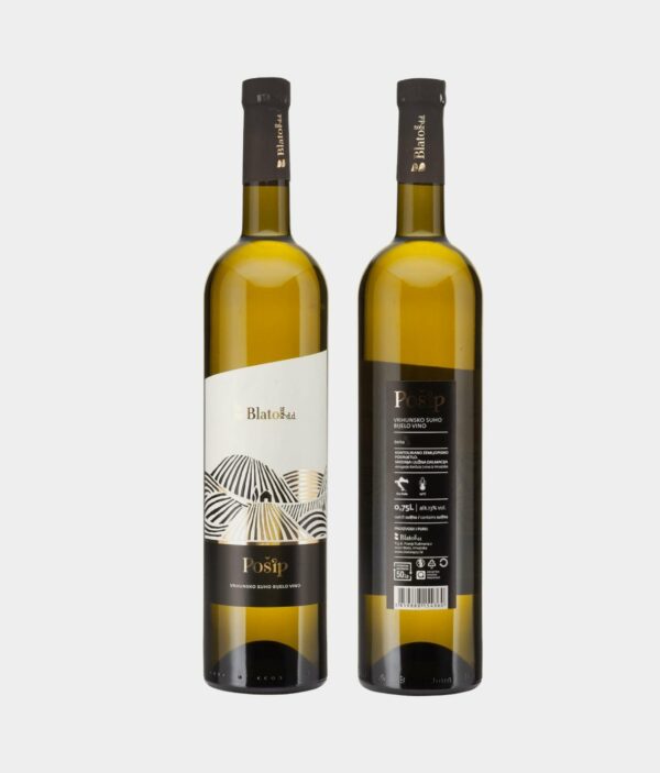 Pošip - Blato 1902 - Vrhunsko - front & back
