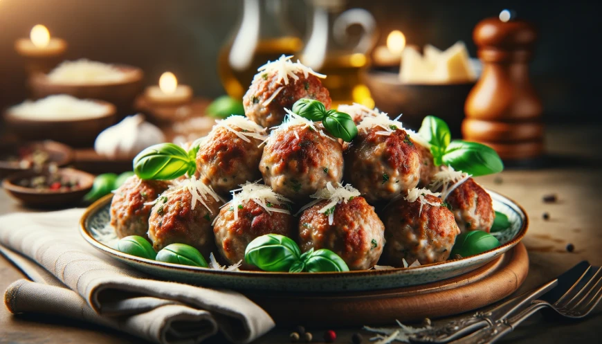 Italiaanse Polpette gehaktballen bij wijn gaan prima samen